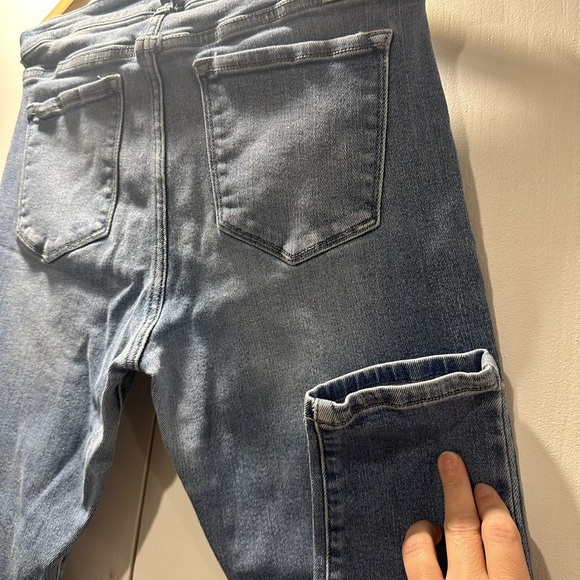 KanCan Blue Skinny Jeans with Vintage Distress Women's Size 11 / 29 - Picture 2 of 15